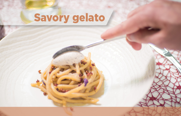 Savory gelato